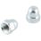 Easyfix Carbon Steel Dome Nuts M6 100 Pack