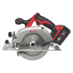 Milwaukee HD18CS-402B 165mm 18V 2 x 4.0Ah Li-Ion RedLithium  Cordless Circular Saw