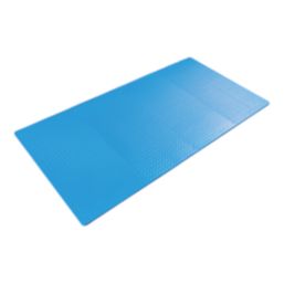Essentials  Interlocking Floor Tiles Blue 20mm 8 Pack