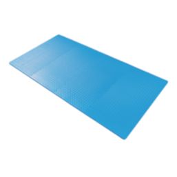 Essentials  Interlocking Floor Tiles Blue 20mm 8 Pack