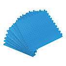 Interlocking Floor Tiles Blue 20mm 8 Pack