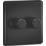 Knightsbridge  2-Gang 2-Way LED Intelligent Dimmer Switch  Matt Black