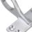 Smith & Locke Sash Window Handle Satin Chrome 52mm x 55mm