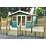 Shire Caledonian 14' x 15' 6" (Nominal) Apex Timber Log Cabin