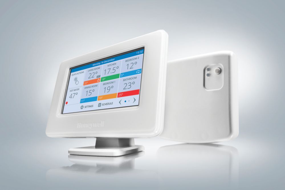 Honeywell Home Evohome Wireless Heating u0026 Hot Water Wi-Fi Connected  Thermostat Pack White - Screwfix