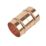 Copper Solder Ring Equal Couplers 28mm 2 Pack
