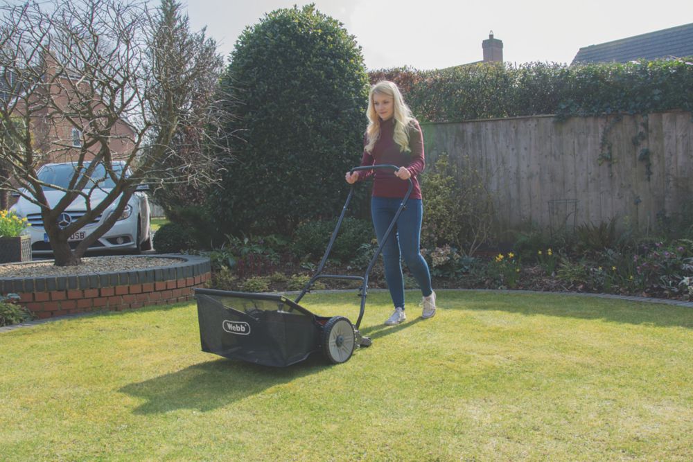 Webb 46cm contactless hand push lawn mower new arrivals