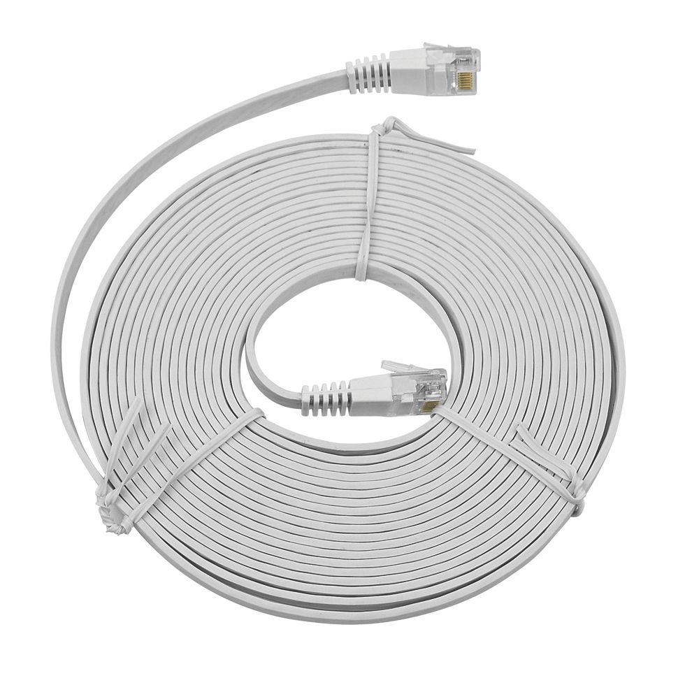 Labgear White Unshielded RJ45 Cat 6 Patch Lead 5m - Screwfix