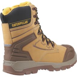 CAT Striver XL 8" Size 6  Honey Waterproof Steel Toe Cap Safety Boots