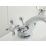 Bristan 1901 Chrome-Plated 110mm Standard Cross Head Mono Basin Mixer Tap  With Pop-Up Waste