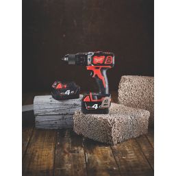 Milwaukee M18 BPDN-402C 18V 2 x 4.0Ah Li-Ion RedLithium  Cordless Combi Drill