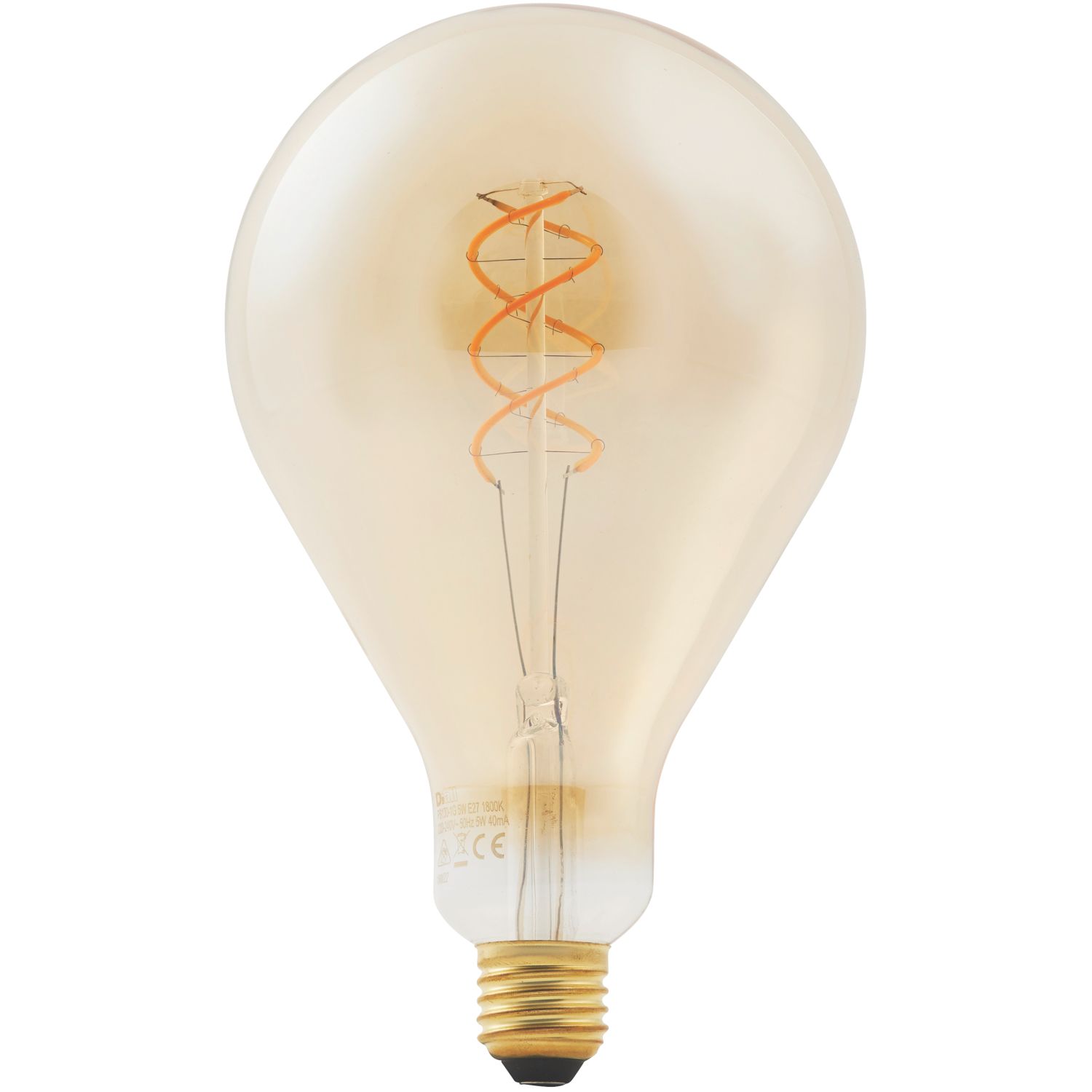 Diall E27 A160 LED Virtual Filament Light Bulb 300lm 5W (451GP)