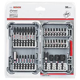 Bosch 1/4 Hex Shank Mixed Impact Control Screwdriver Bit Set 36
