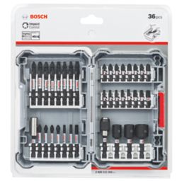 Bosch  1/4" Hex Shank Mixed Impact Control Screwdriver Bit Set 36 Pieces