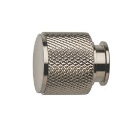 Elite Knobs & Handles Kensington Knurled Cabinet Knob Black Nickel 25mm