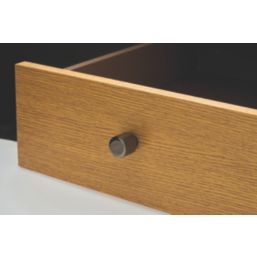 Elite Knobs & Handles Kensington Knurled Cabinet Knob Black Nickel 25mm