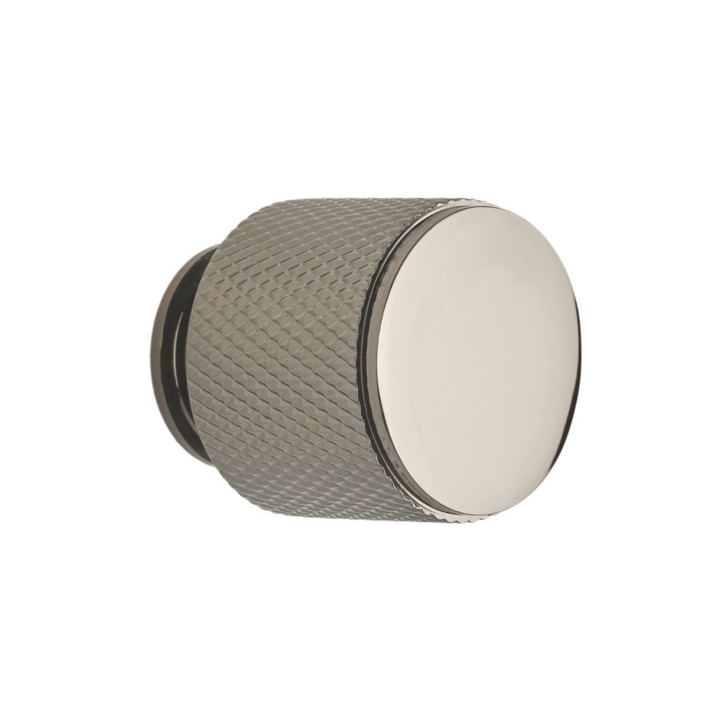 Elite Knobs & Handles Kensington Knurled Knob Black Nickel 25mm