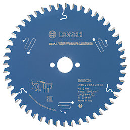 Bosch Expert High Pressure Laminate Circular Saw Blade 160mm x 20mm 48T