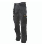 DeWalt Barstow Holster Work Trousers Charcoal Grey 32 W 29 L - Screwfix