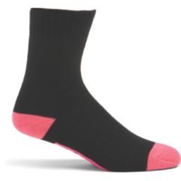 Hard Yakka Core Bamboo Crew Women's Socks Multicoloured 4-8 3 Pairs