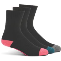 Hard Yakka Core Bamboo Crew Women's Socks Multicoloured 4-8 3 Pairs