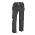 Milwaukee  Stretch Work Trousers Black 32" W 32" L