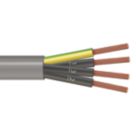 Time 4-Core YY Grey 0.75mm²  Unscreened Control Cable 1m Coil