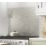 Laura Ashley Lisette Flint Self-Adhesive Glass Kitchen Splashback 900mm x 750mm x 6mm