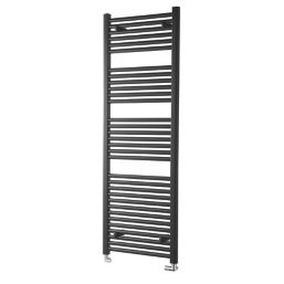 Towelrads 1600mm x 600mm 3081BTU Black Flat  Towel Radiator