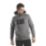 CAT Trademark Hooded Sweatshirt Heather Grey 4X Large 58-60" Chest