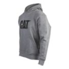 CAT Trademark Hooded Sweatshirt Heather Grey 4X Large 58-60" Chest