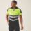 Regatta Hi-Vis X-Pro Polo Shirt Black/Yellow Small 38" Chest