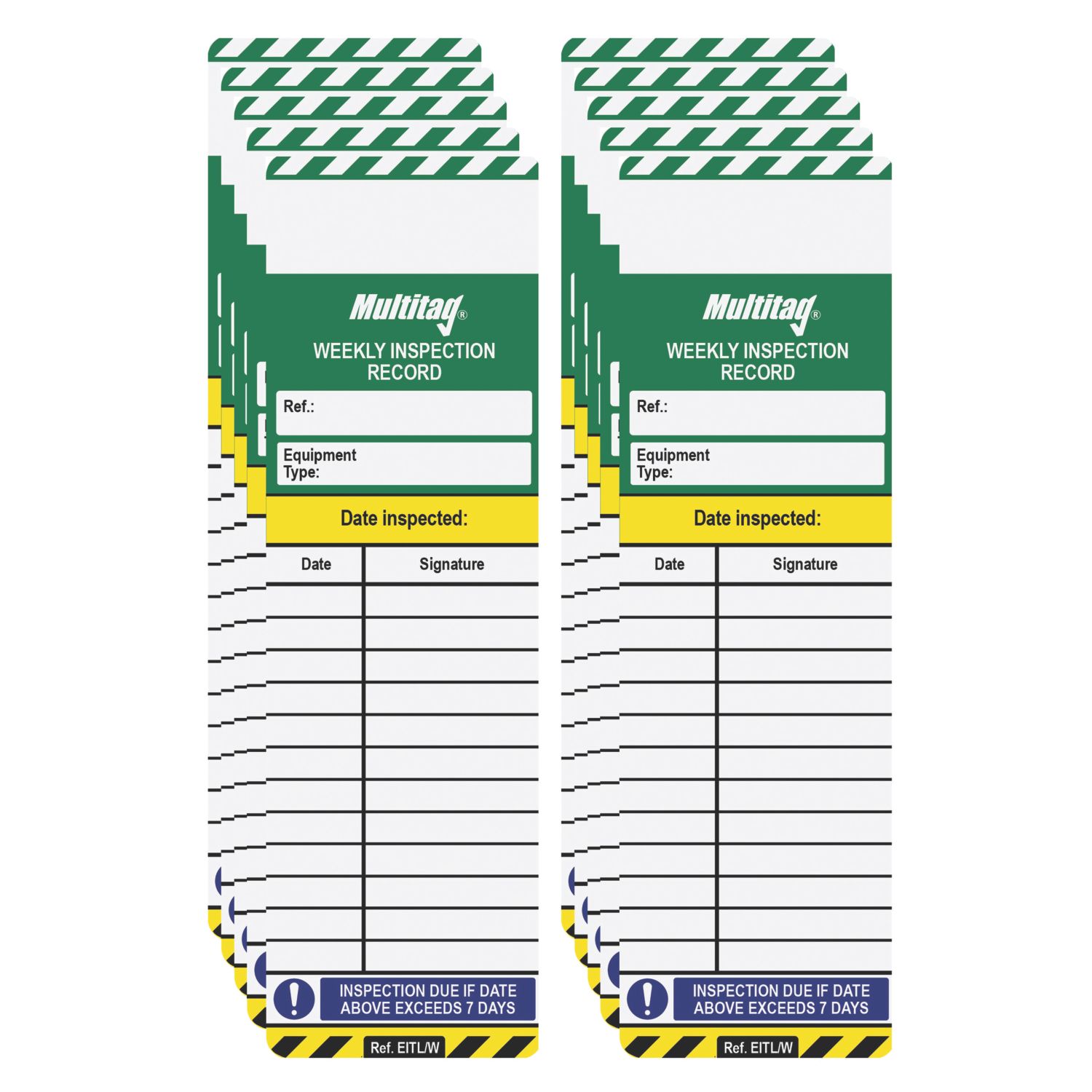 Scafftag Multitag Inserts 10 Pack (451YU)