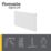 Flomasta  578mm x 1000mm 2078BTU White Horizontal Designer Radiator