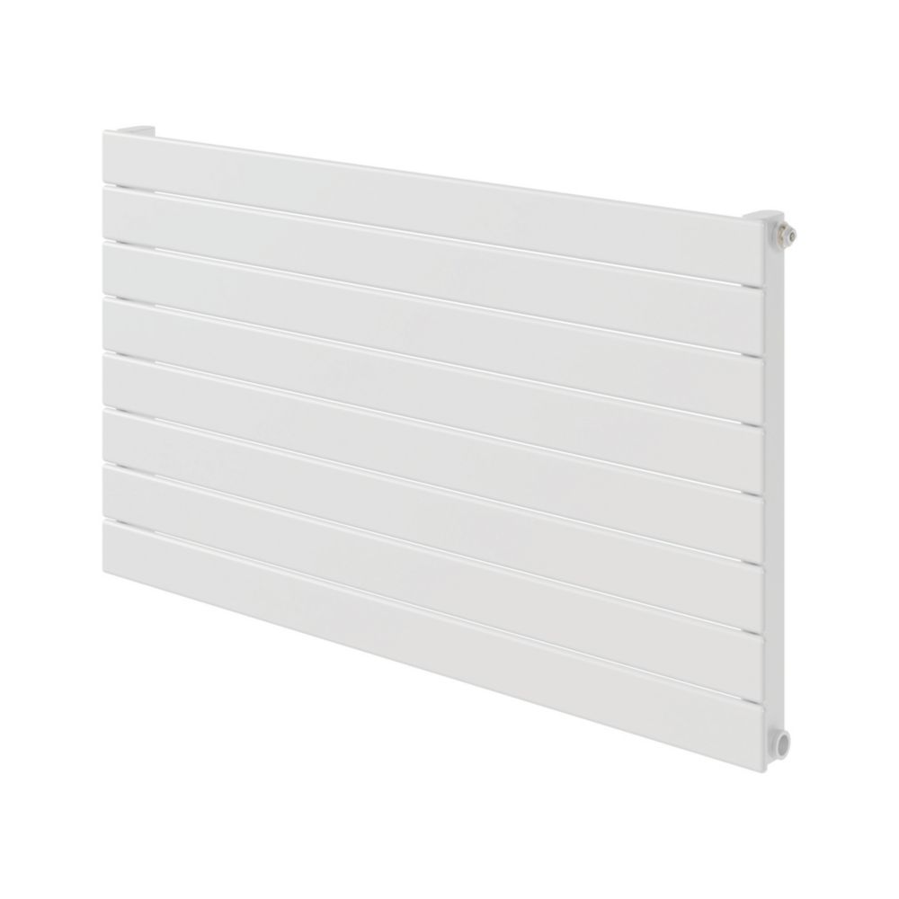 Moretti 578mm x 1000mm 2078BTU White Horizontal Designer Radiator ...