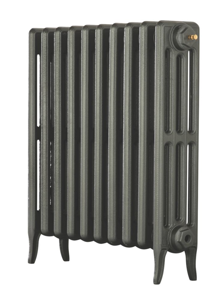 Arroll 660mm x 634mm 2661BTU Cast Grey Cast Iron 4 Column Radiator ...