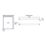 Palermo  Semi-Framed Showerwall Glass Chrome 800mm x 1950mm