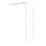 Palermo  Semi-Framed Showerwall Glass Chrome 800mm x 1950mm