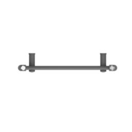 Flomasta 1200mm x 500mm 1815BTU Anthracite Flat  Towel Radiator