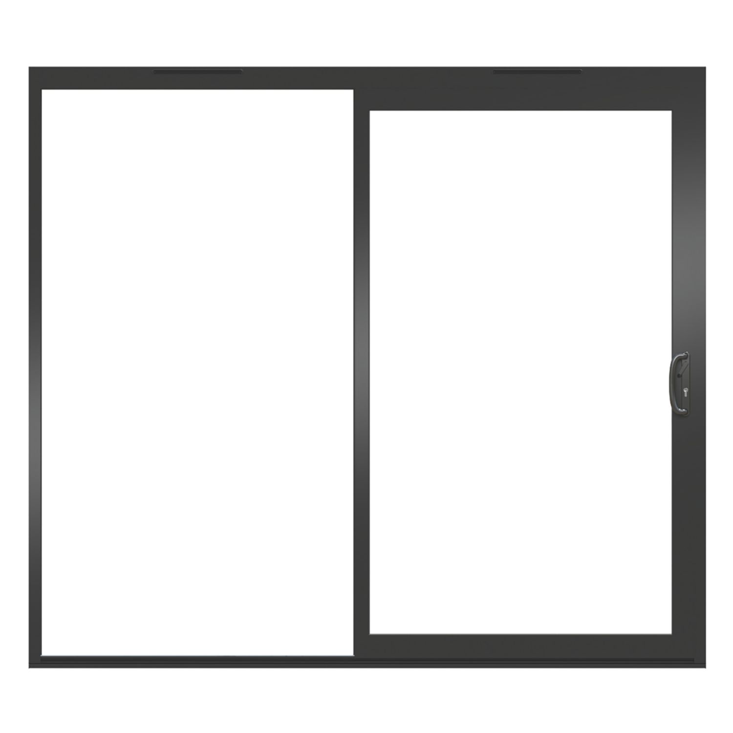 Green & Taylor Right-Handed Black Metal Sliding Patio Door 2090mm x 2390mm (452CT)