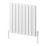Reina Piatto Double 600mm x 595mm 2186BTU White Vertical Designer Radiator