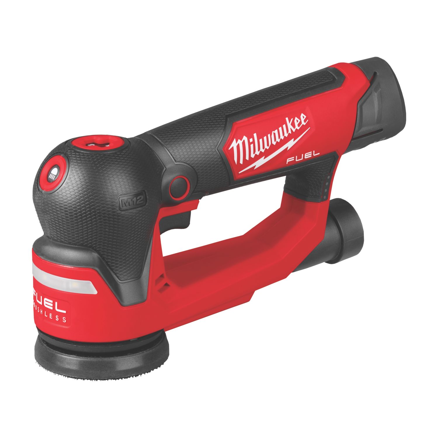 Milwaukee M12 FSDR75-202B FUEL 75mm 12V 2 x 2.0Ah Li-Ion RedLithium Brushless Cordless Random Orbit Sander (452EN)