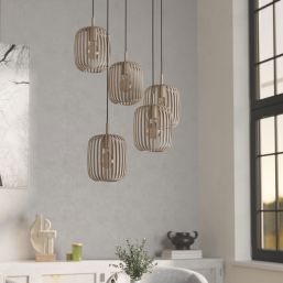 Eglo Romazzina 5-Light Pendant Sandy