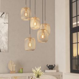 Eglo Romazzina 5-Light Pendant Sandy