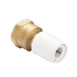 Hep2O  Plastic Push-Fit Adapting Female Coupler 10mm x 1/2"