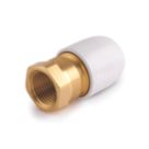 Hep2O  Plastic Push-Fit Adapting Female Coupler 10mm x 1/2"