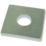 Easyfix Steel Square Washers M12 x 4mm 50 Pack