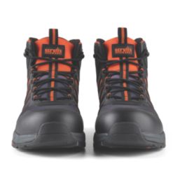 Scruffs Glide Size 8  Black/Orange Water-Resistant  Safety Boots