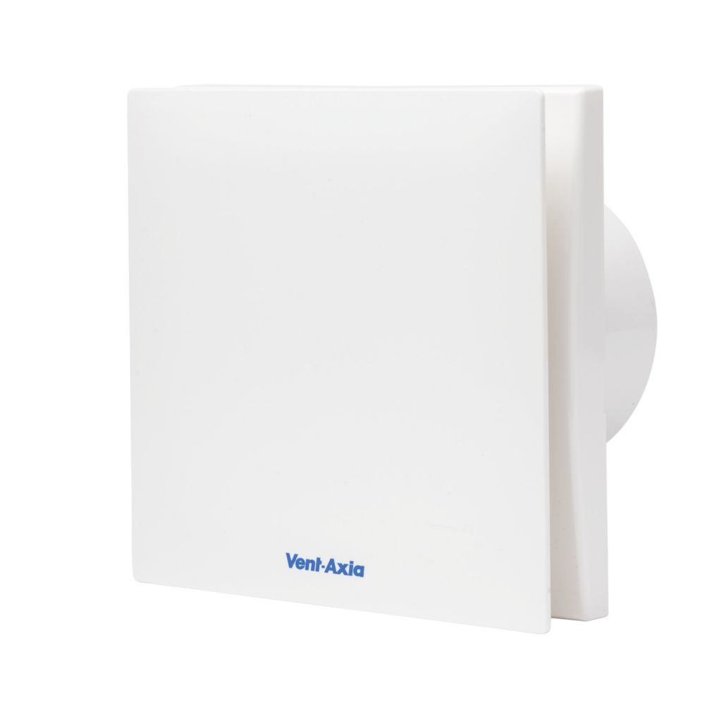 Vent-Axia 479086 100mm (4") Axial Bathroom Extractor Fan with Timer White 240V