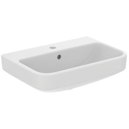 Ideal Standard i.life S Washbasin & Pedestal 1 Tap Hole 550mm